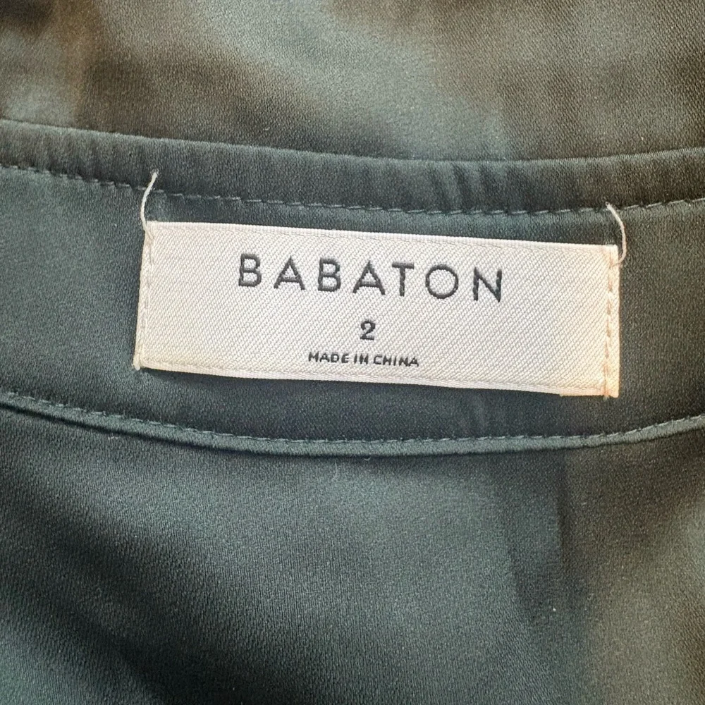 Aritzia Babaton Forest Green Button-Up Midi Dress w/ Belt size 2 - Picture 11 of 11